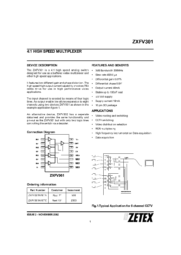 ZXFV301N16TA_1095319.PDF Datasheet
