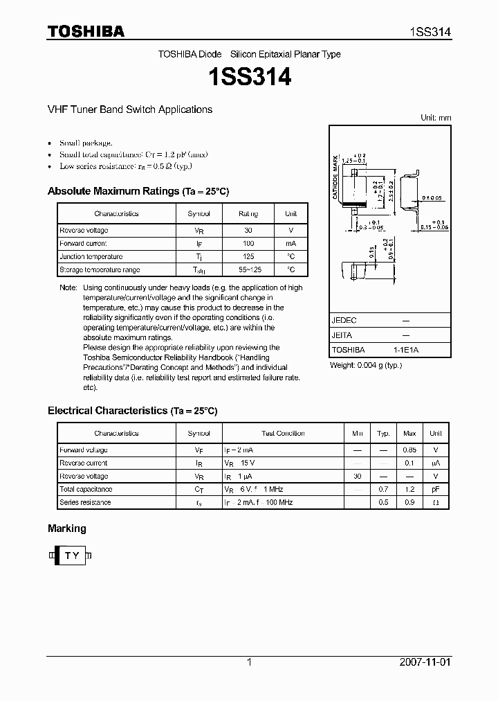 1SS31407_4107517.PDF Datasheet