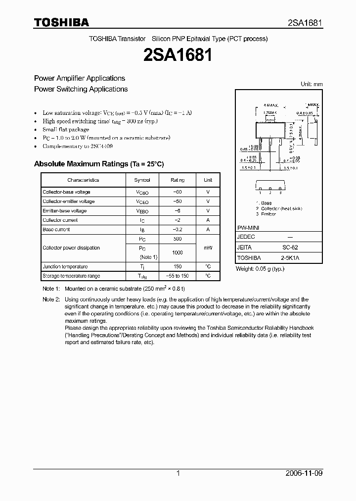 2SA168107_4124654.PDF Datasheet