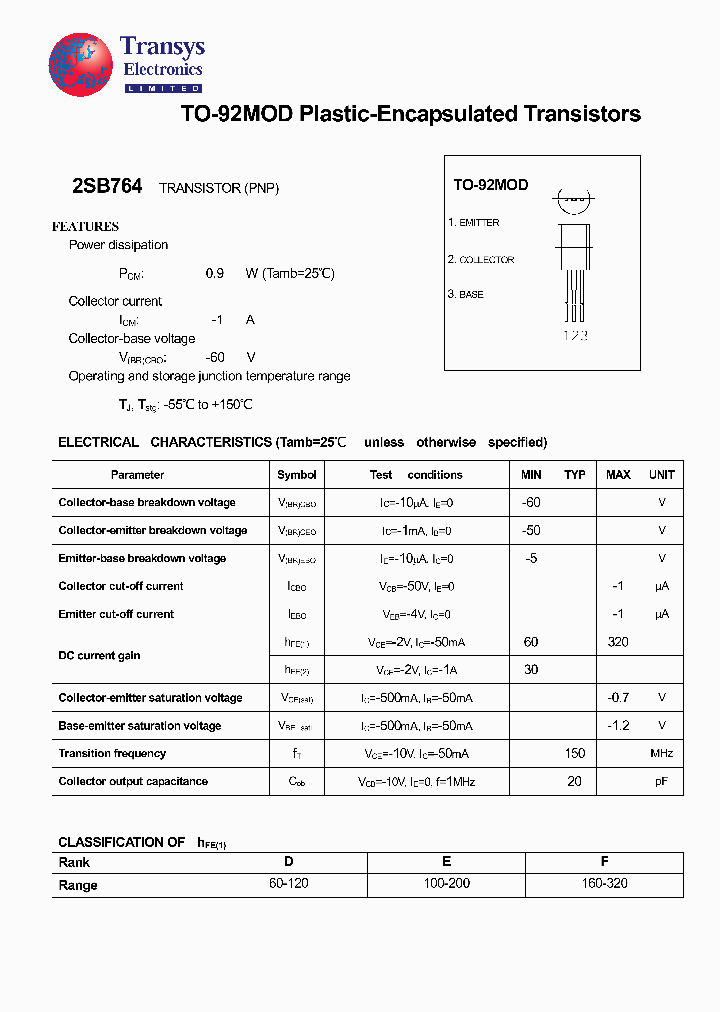 2SB764_4107563.PDF Datasheet