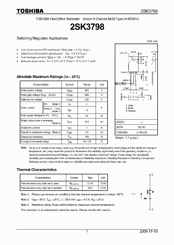 2SK3798_4114270.PDF Datasheet