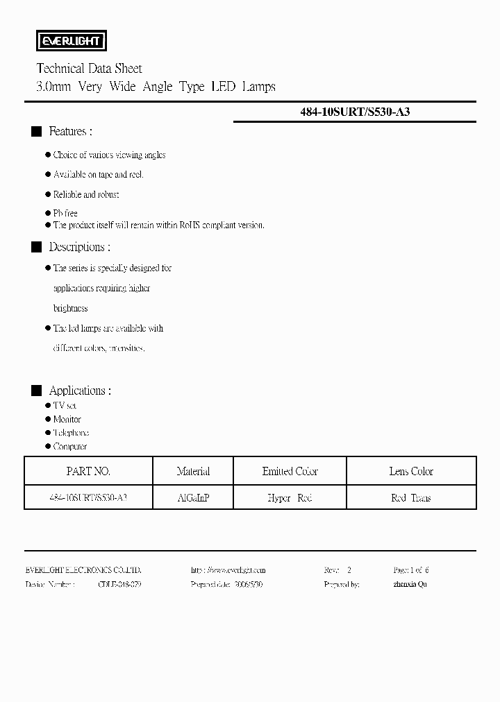 484-10SURT_4135254.PDF Datasheet