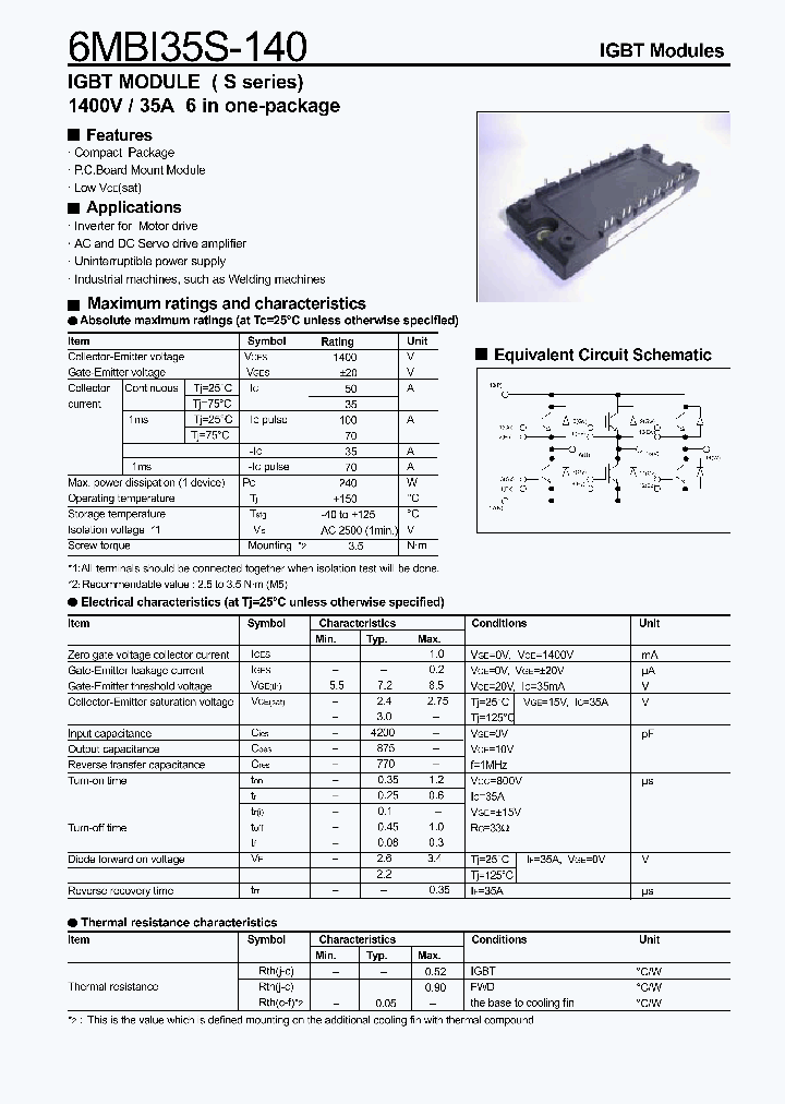 6MBI35S-140_4130980.PDF Datasheet