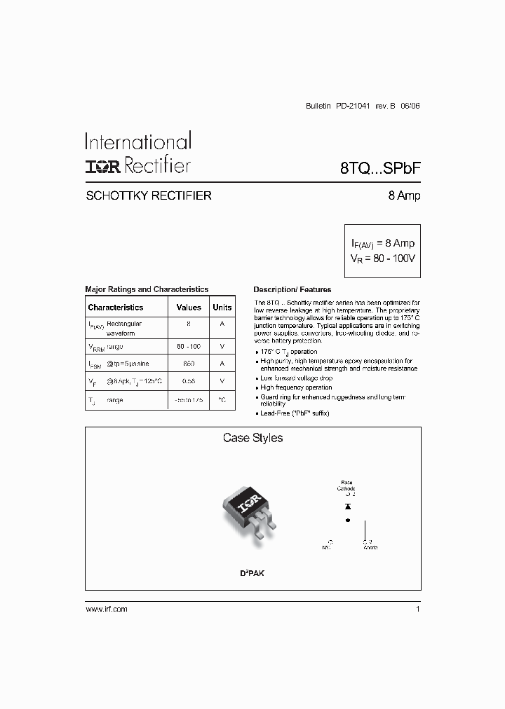 8TQ100STRLPBF_4136873.PDF Datasheet