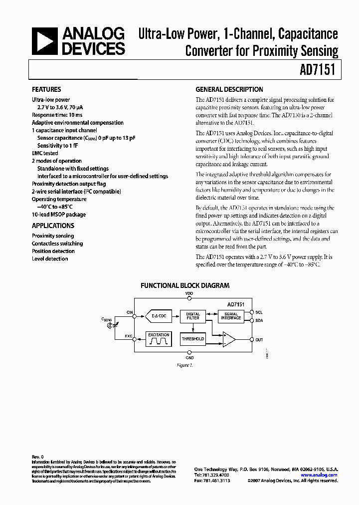 AD7151_4116387.PDF Datasheet