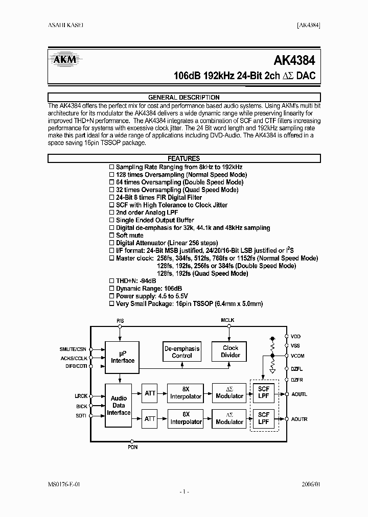 AK4384ET_4110171.PDF Datasheet