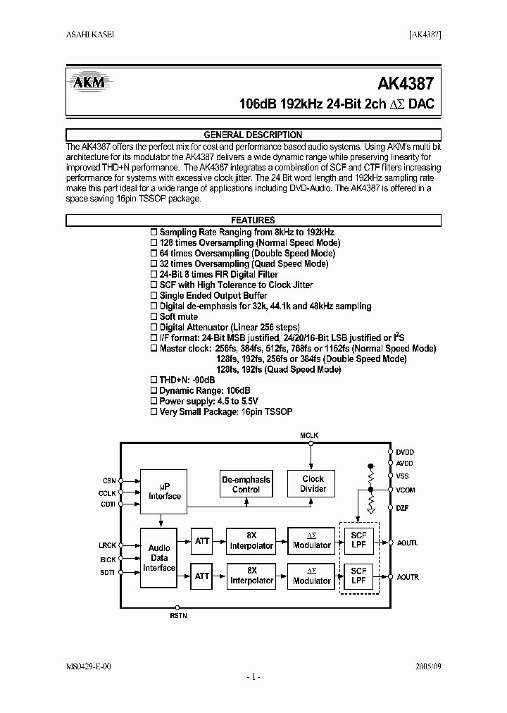 AK4387_4117201.PDF Datasheet