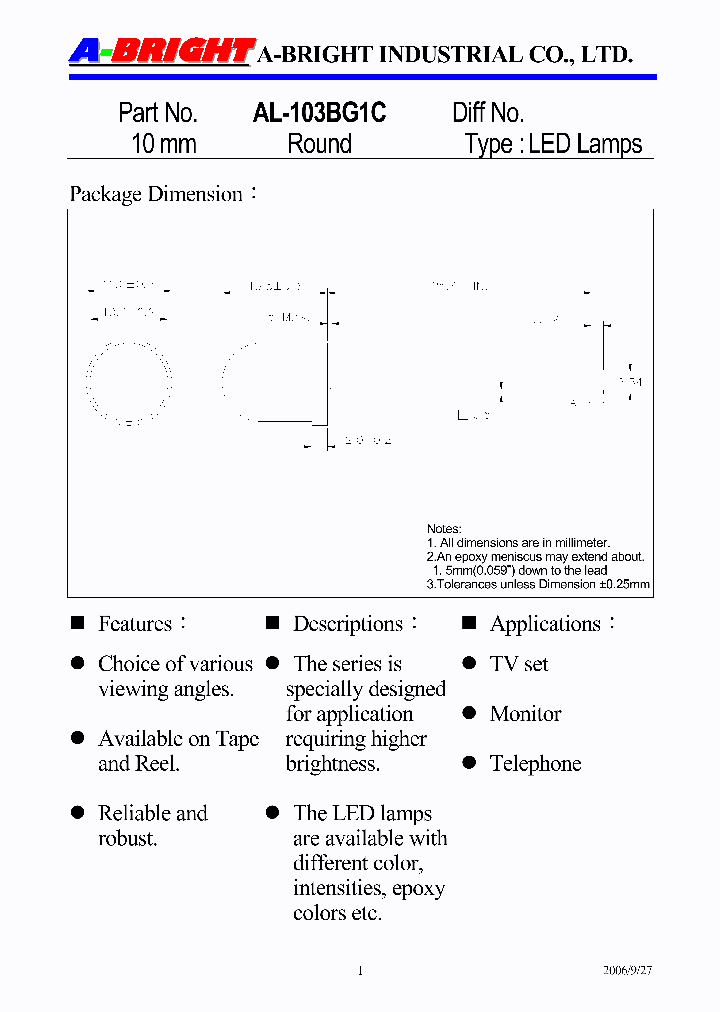AL-103BG1C_4145230.PDF Datasheet