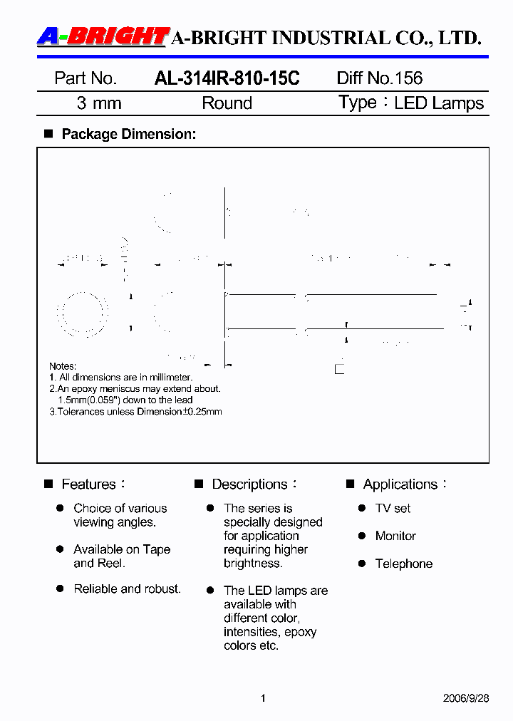 AL-314IR-810-15C_4144368.PDF Datasheet