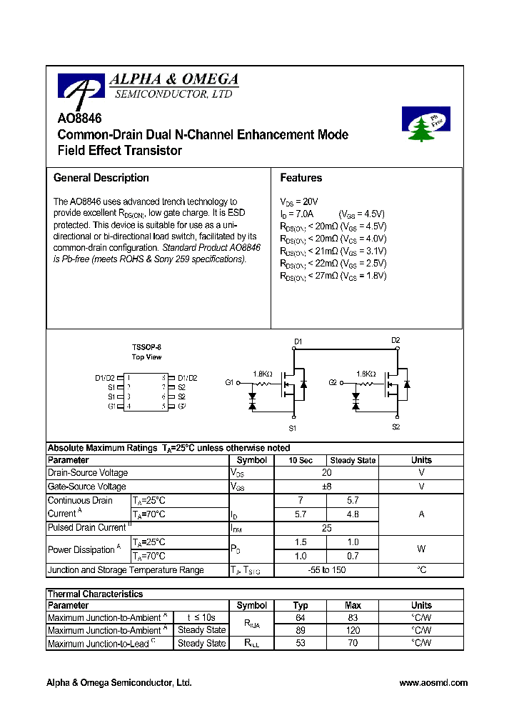 AO8846_4120056.PDF Datasheet