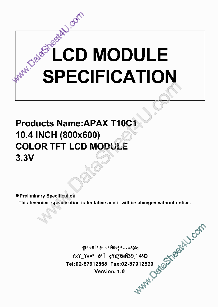 APAXT10C1_4100841.PDF Datasheet