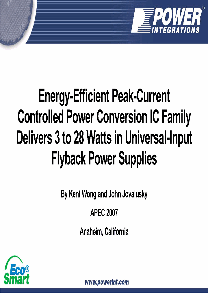 APEC2007_4158176.PDF Datasheet