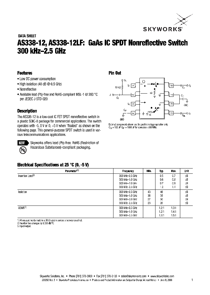AS338-12_4154248.PDF Datasheet Download --- IC-ON-LINE