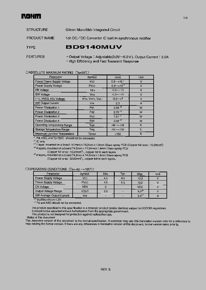 BD9140MUV_4127182.PDF Datasheet