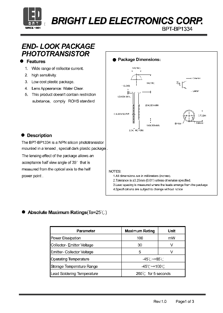 BPT-BP1334_4136827.PDF Datasheet