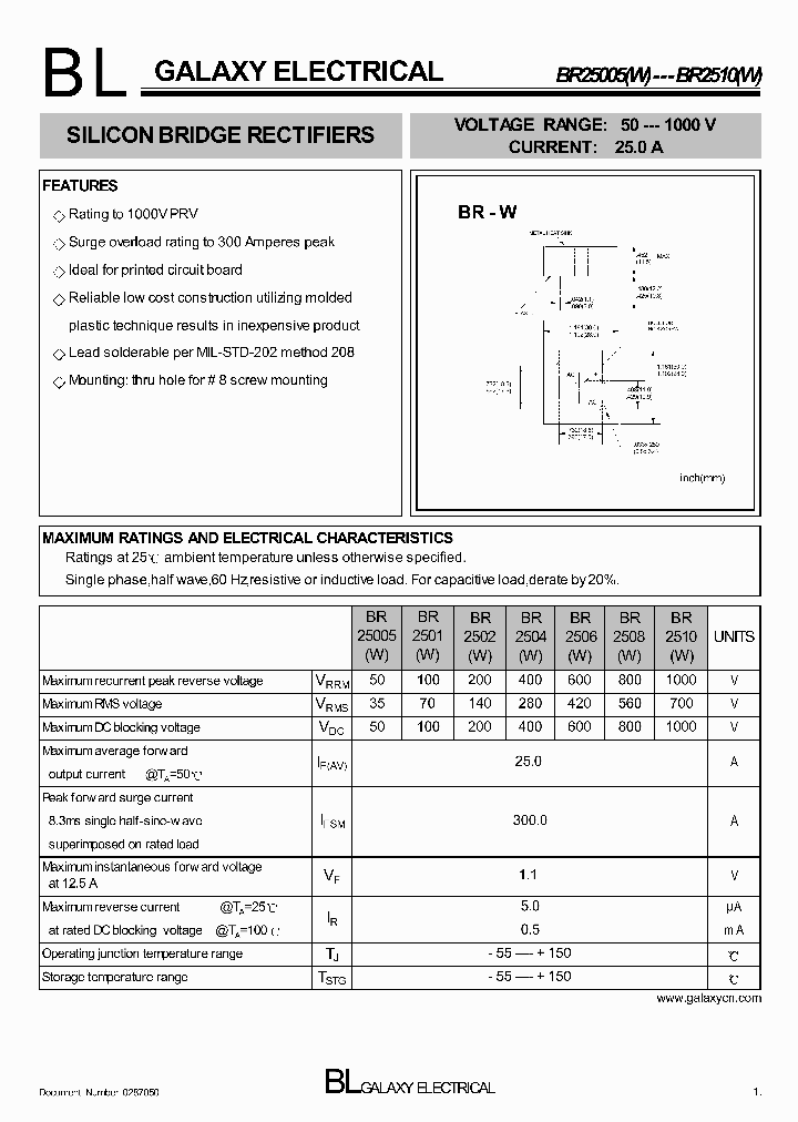 BR2510_4148774.PDF Datasheet