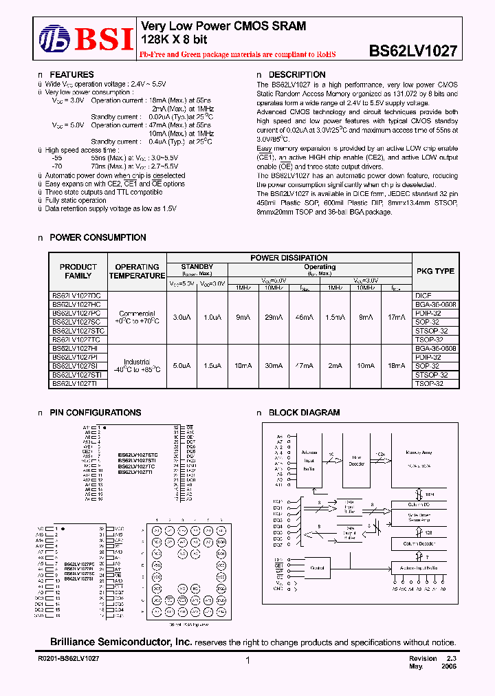 BS62LV1027_4106827.PDF Datasheet