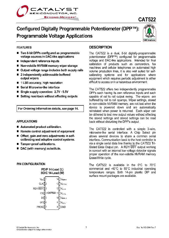 CAT522LI_4101972.PDF Datasheet