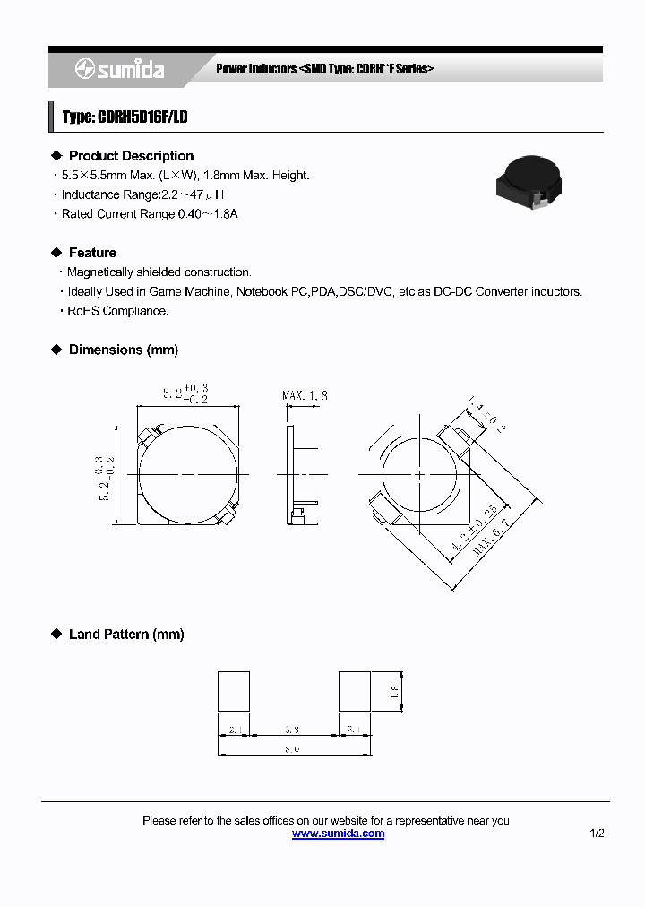 CDRH5D16F07_4137687.PDF Datasheet