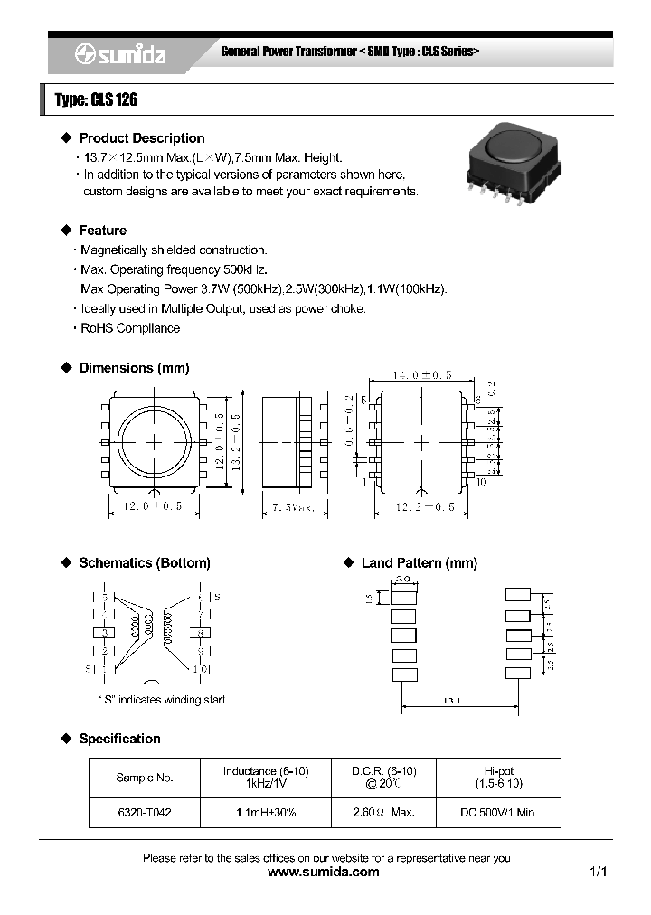 CLS12606_4137373.PDF Datasheet