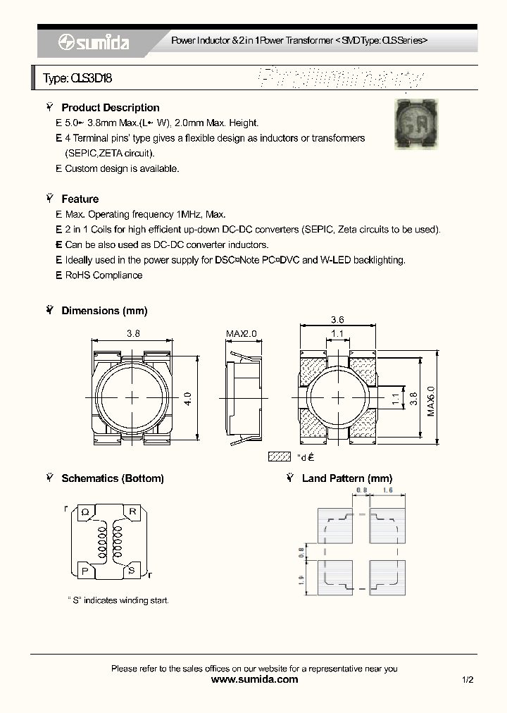 CLS3D18NP-2R2N_4137158.PDF Datasheet