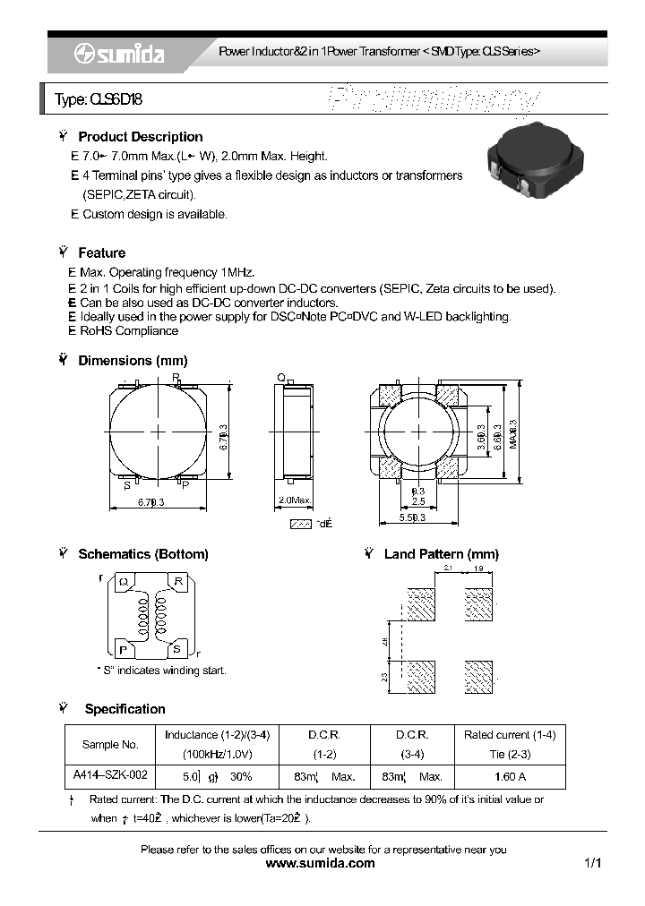 CLS6D18_4137357.PDF Datasheet