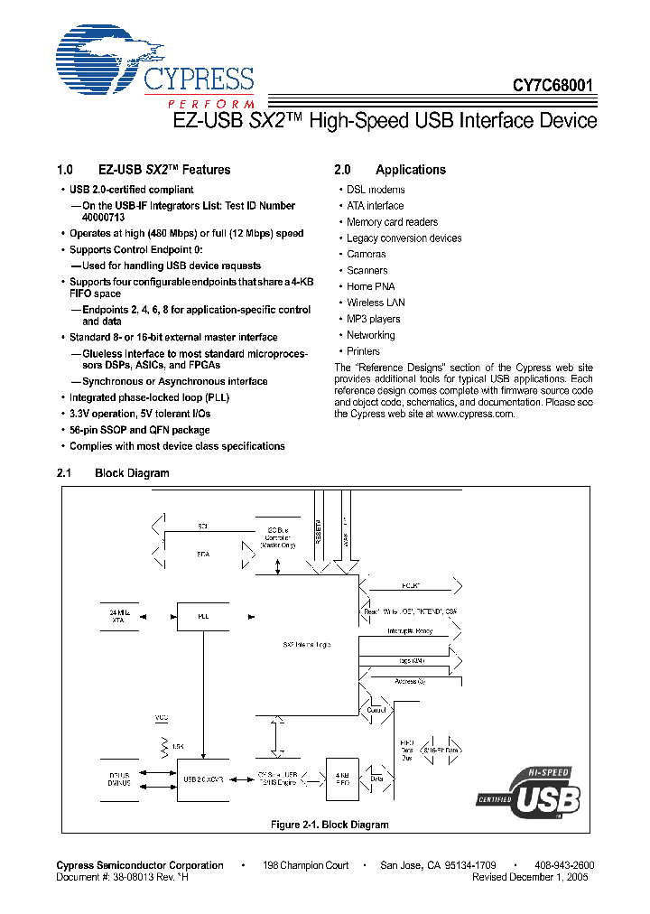 CY7C6800105_4146555.PDF Datasheet