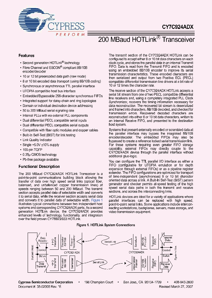 CY7C924ADX-AI_4145794.PDF Datasheet