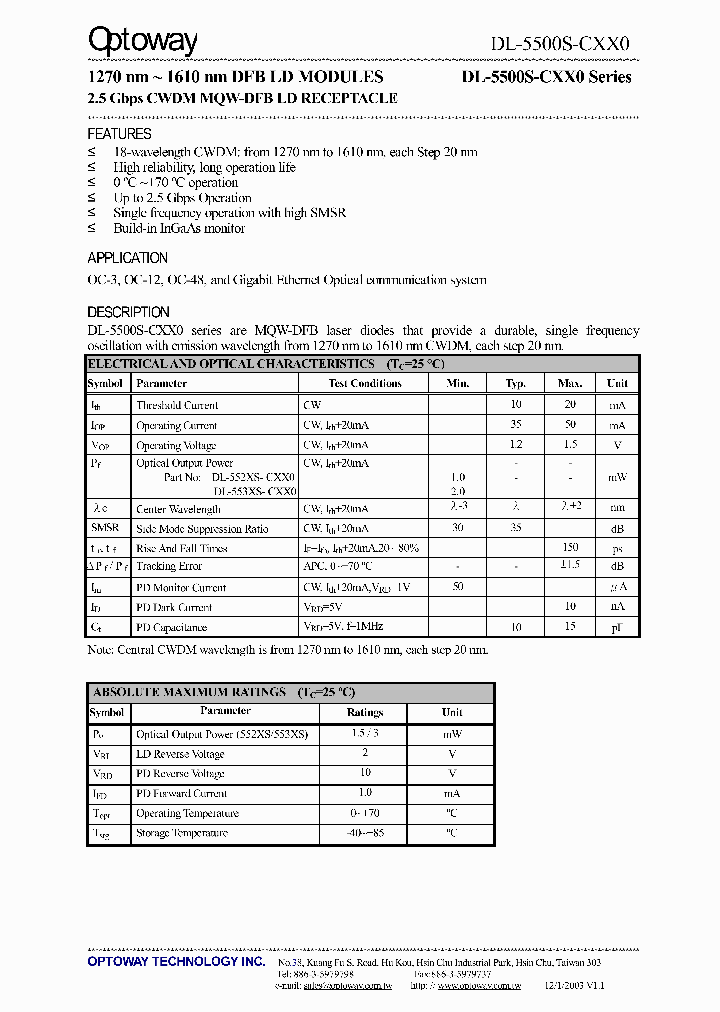 DL-5500S-CXX0_4119116.PDF Datasheet
