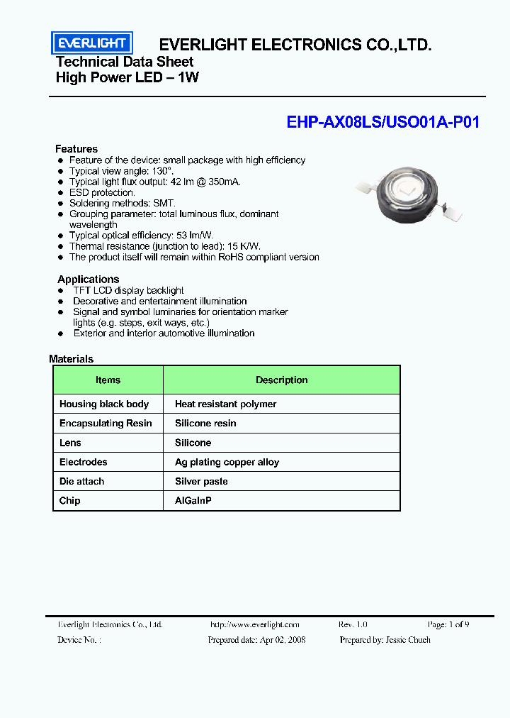 EHP-AX08LS-USO01A-P01_4154404.PDF Datasheet