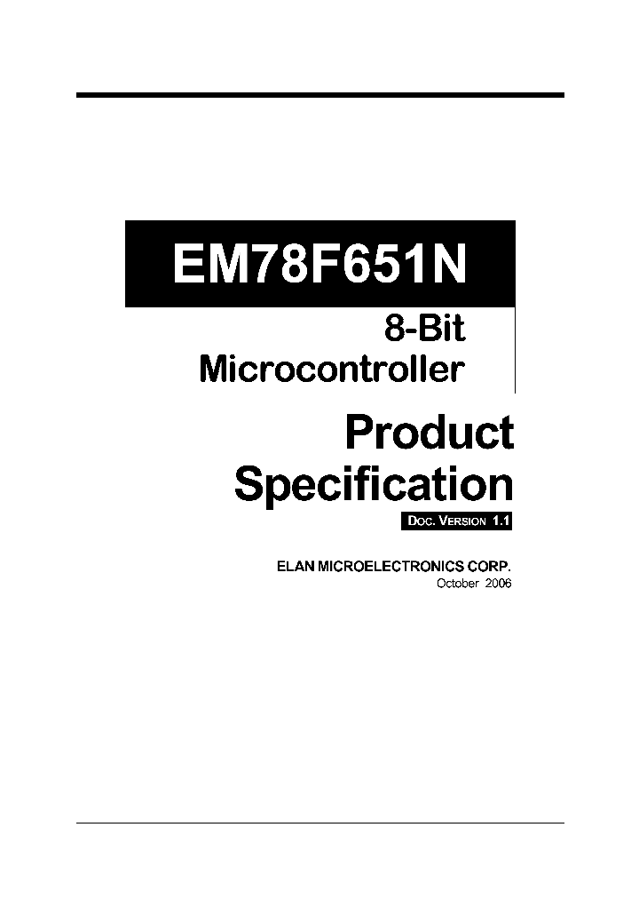 EM78F651NBPSNBPJ_4158222.PDF Datasheet