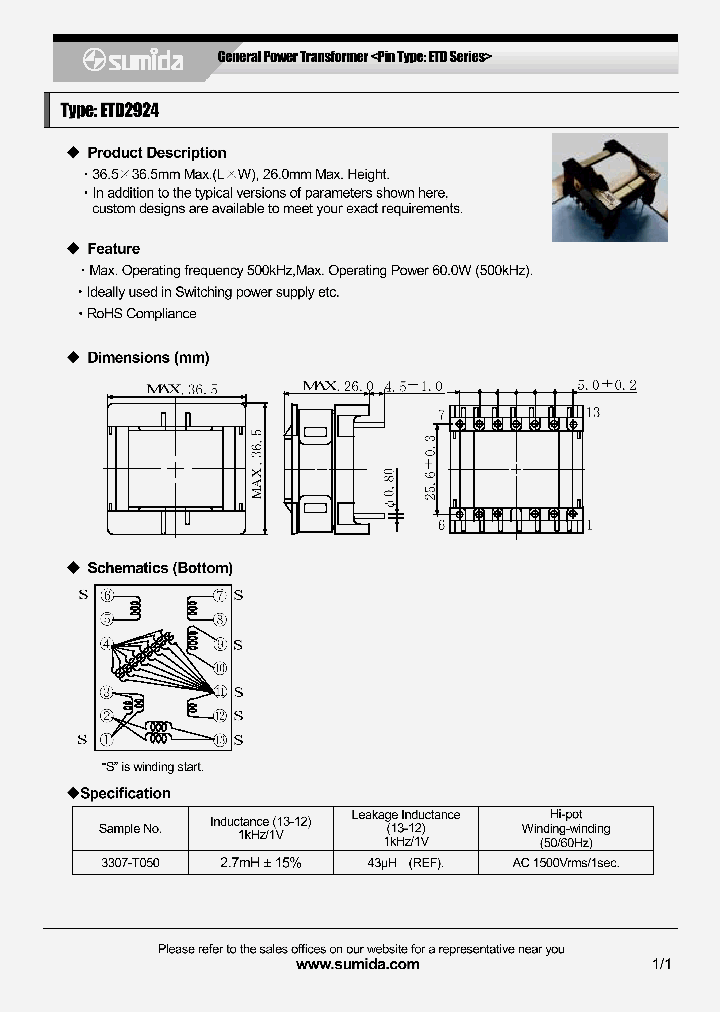 ETD2924_4136454.PDF Datasheet