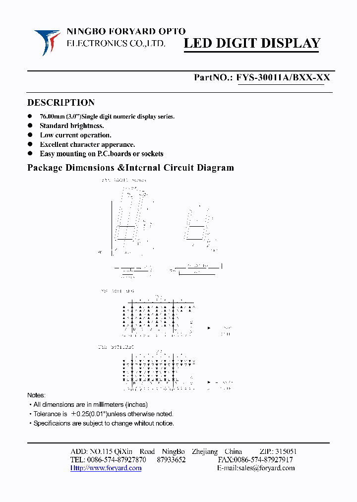 FYS-30011BEG_4141159.PDF Datasheet