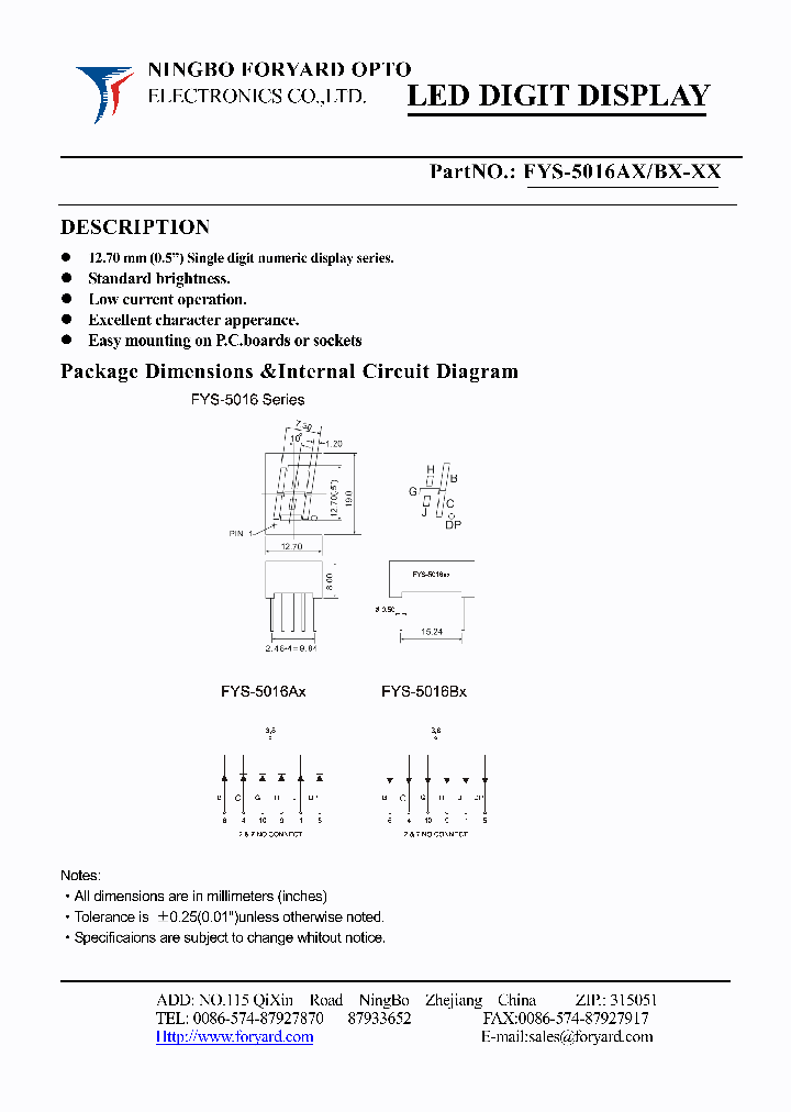 FYS-5016BX_4139231.PDF Datasheet