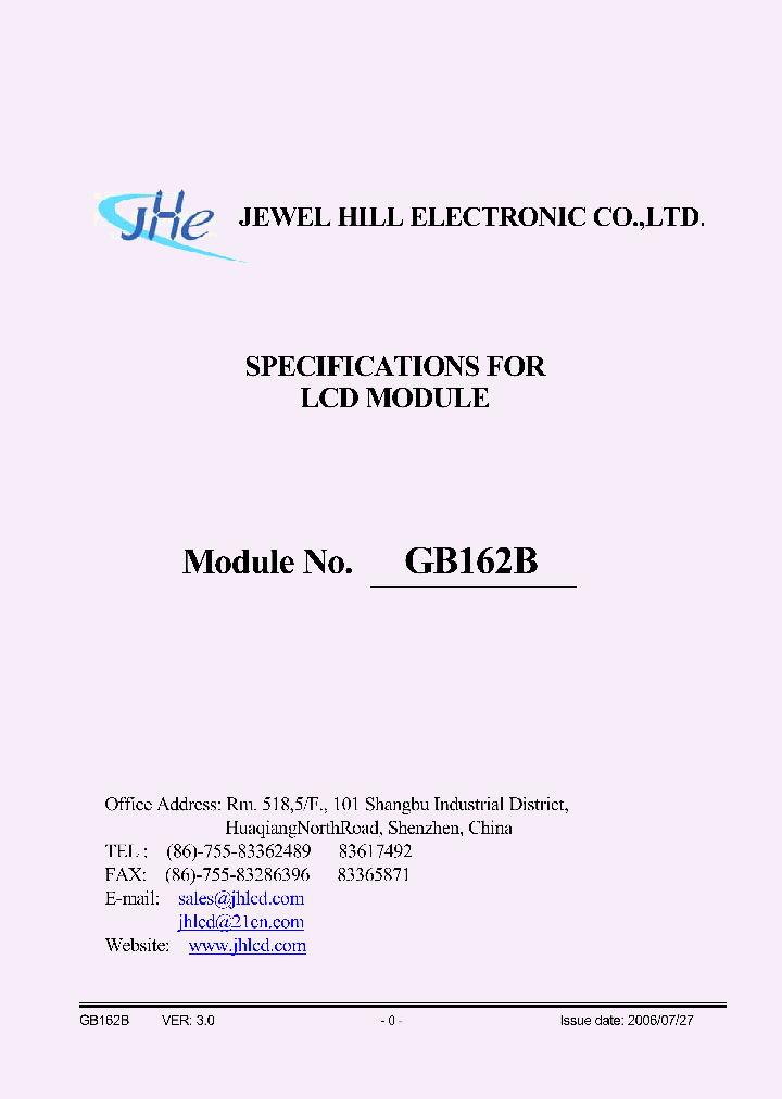 GB162BSGAANUA-V01_4133037.PDF Datasheet Download --- IC-ON-LINE