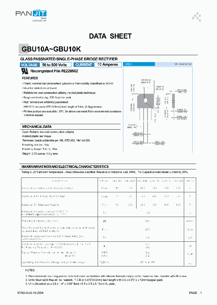 GBU10A04_4120659.PDF Datasheet