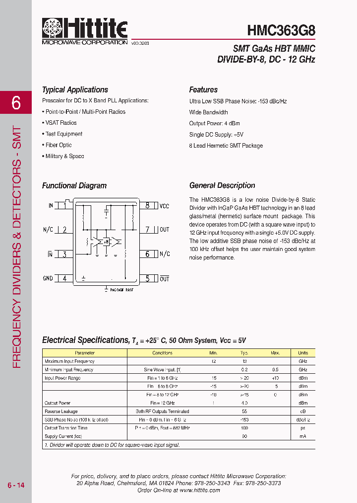 HMC363G807_4138410.PDF Datasheet