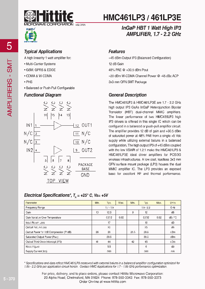 HMC461LP306_4138357.PDF Datasheet