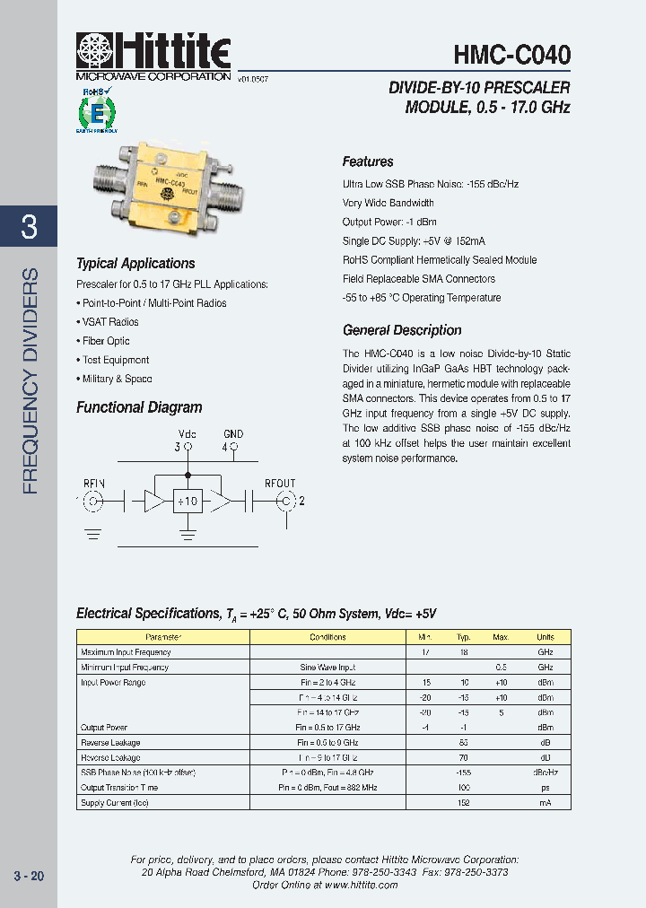 HMC-C040_4118630.PDF Datasheet