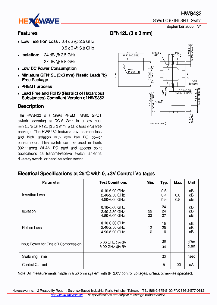 HWS432_4140200.PDF Datasheet