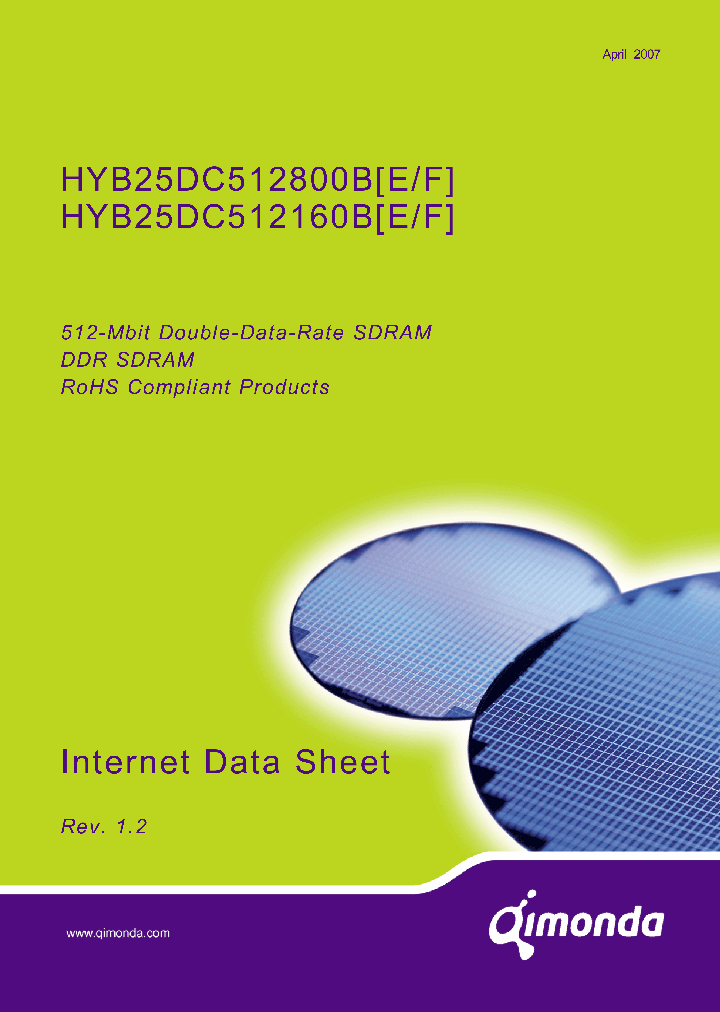 HYB25DC512160BE-5_4104276.PDF Datasheet