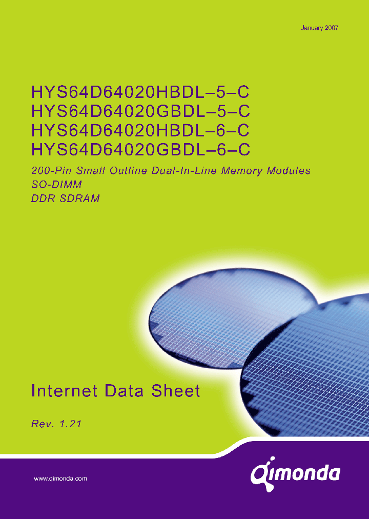 HYS64D64020GBDL-5-C_4165171.PDF Datasheet