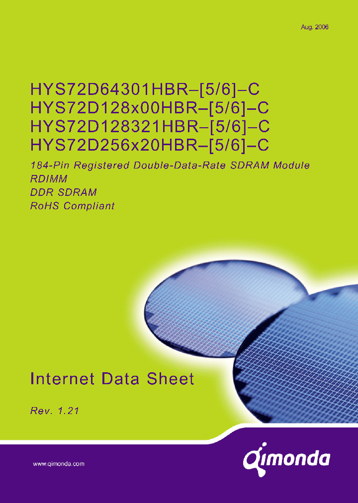 HYS72D64301HBR-5-C_4121995.PDF Datasheet