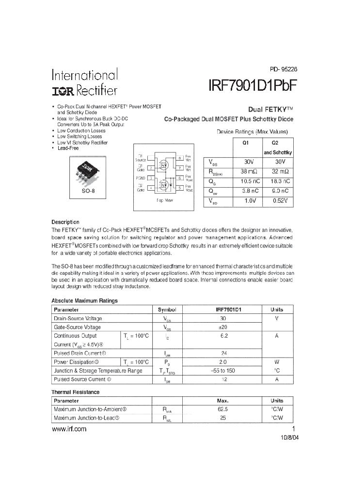 IRF7901D1PBF_4121899.PDF Datasheet