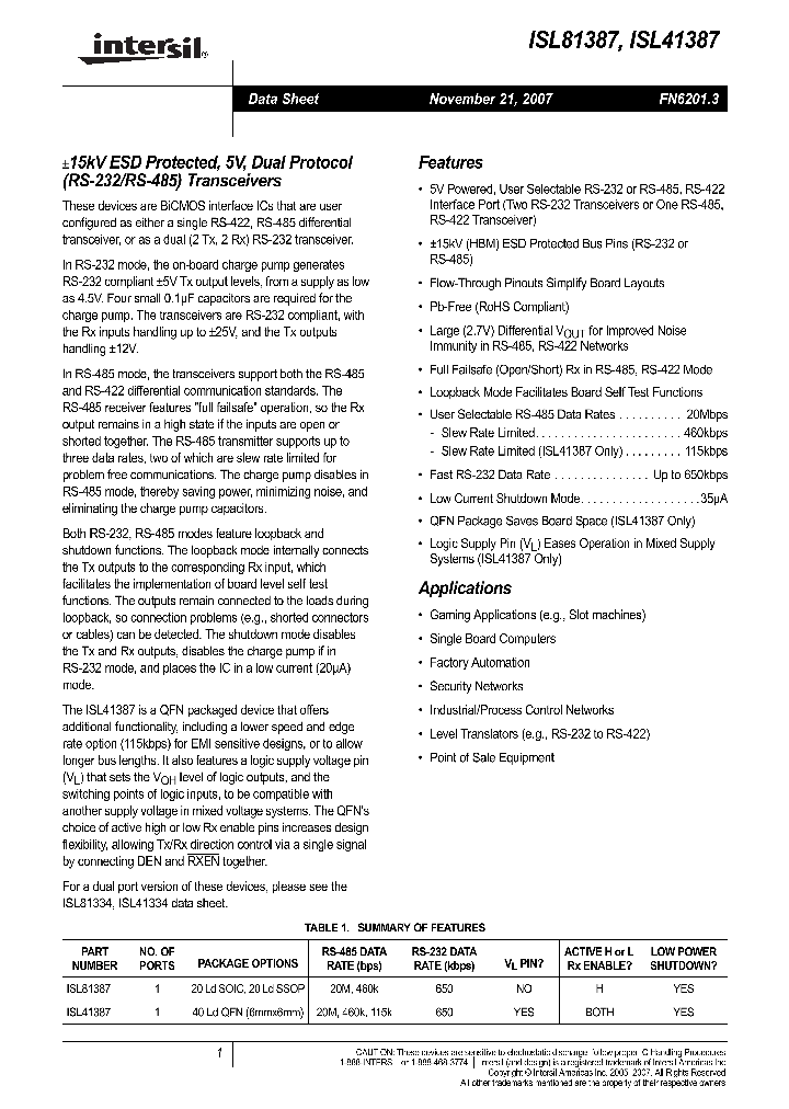 ISL8138707_4138732.PDF Datasheet