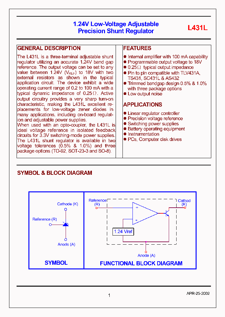 L431LVB_4125269.PDF Datasheet Download --- IC-ON-LINE