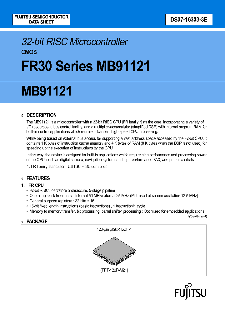 MB91121_4105399.PDF Datasheet
