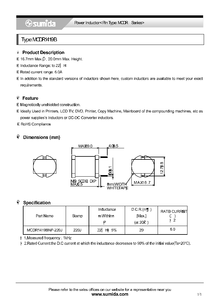 MCDR1419BNP-220J_4136383.PDF Datasheet