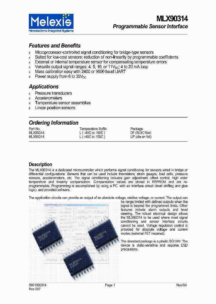 MLX90314LUF_4141767.PDF Datasheet