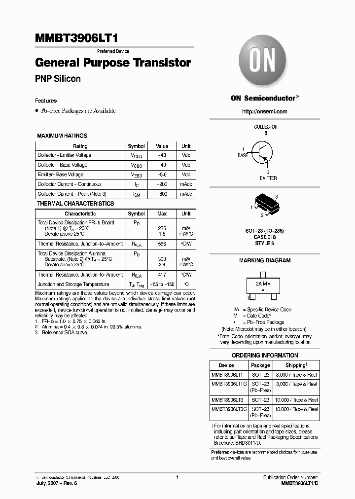 MMBT3906LT107_4145261.PDF Datasheet